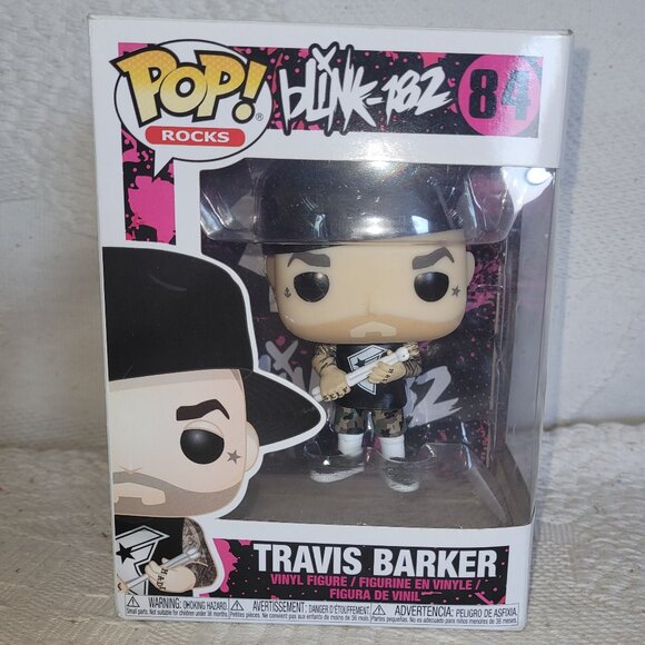 Funko Pop Rocks Blink-182 Travis Barker #84 - Picture 1 of 12